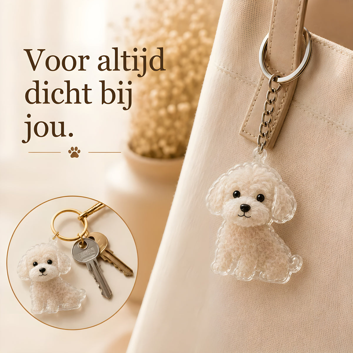 Dogs Forever Keychain